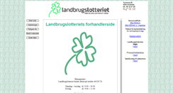 Desktop Screenshot of forhandler.landbrugslotteriet.dk
